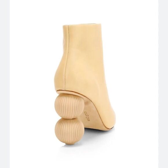 Cult Gaia Cam Bauble-Heel Leather Ankle Boots - Picture 4 of 15